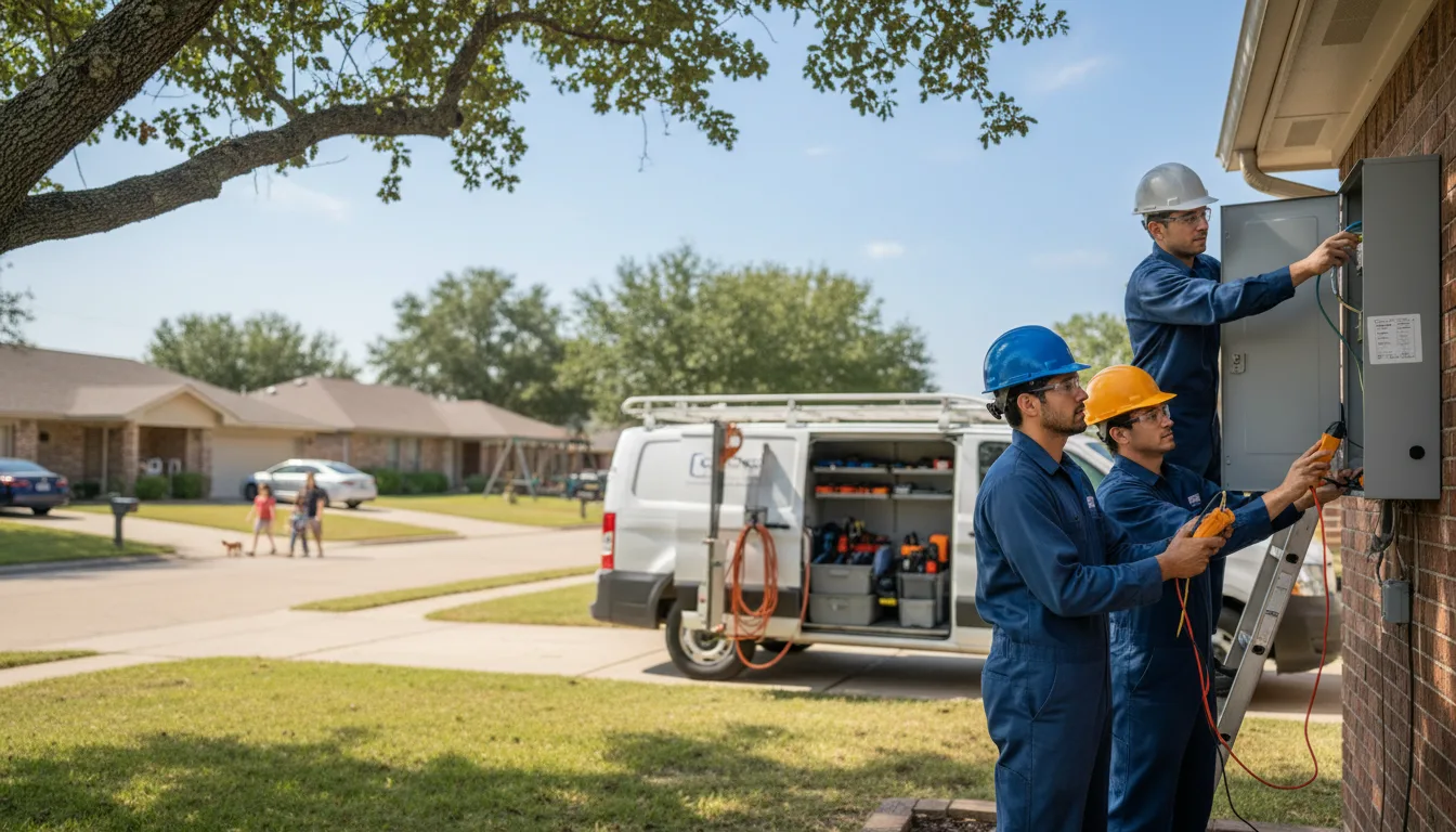 Certified electrician providing emergency electrical services in Arapaho, OK